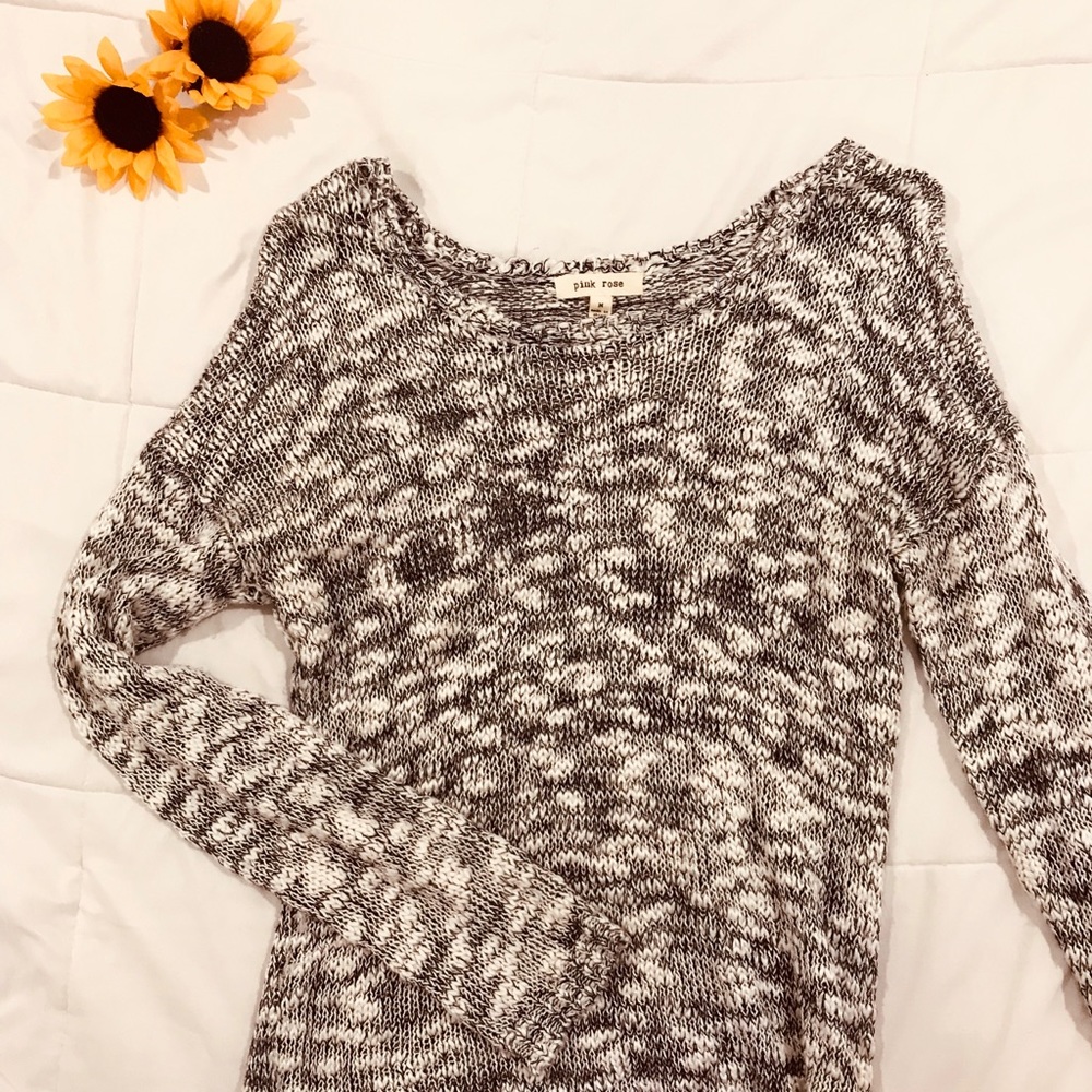 Long stretchy sweater